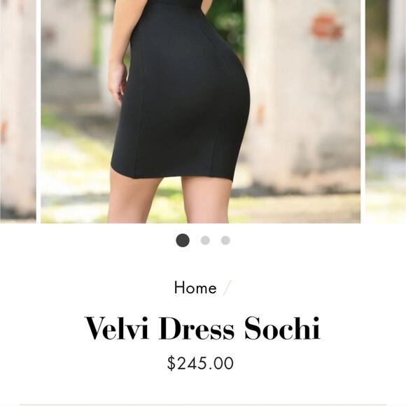 Velvi Sochi Black Strapless Dress - Picture 11 of 11